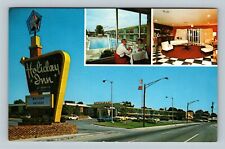 Cleveland TN, Holiday Inn Motel Antique, Dining Vintage Tennessee Postcard picture