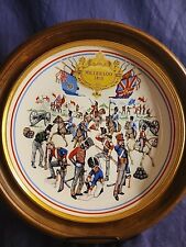 Wedgwood The 1815 Battle of Waterloo  Collectors Plate  England W/Italian Frame picture