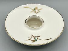 Vintage Fukagawa Koransha Hand Painted Porcelain  6.75” Ashtray Orchid Mark picture