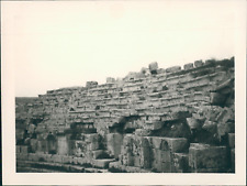 Jordan, Jerash, Gerasa, Antique Theatre, ca.1965, Vintage Silver Print Vintage picture