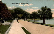Lucerne Circle, Orlando, Florida, E. C. Kropp Co., Milwaukee, Mr. Postcard picture