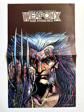 Vintage Weapon X Marvel Retail Shop Poster 1990 picture