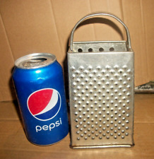 Vintage Small Unbranded Metal/Steel Box Cheese Grater/Vegetable Shredder picture