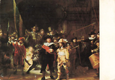 Amsterdam Netherlands, The Nightwatch Painting, Rembrandt, Vintage Postcard picture