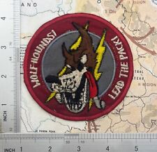 patch , USAF 32nd Tactical Fighter Squadron Wolfhounds Patch , 32nd tfs , t6-157 picture