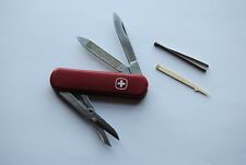 Vintage Small Swiss Army Pocket Knife Wenger Delemont Switzerland Stainless picture