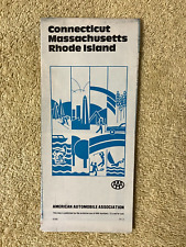 VTG Conn. / Mass. / Rhode Island 1981 AAA Road Map picture