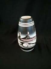 Vintage Navajo Naatsilid Etched Pottery Vase Artist Signed-1990's picture