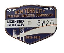 VINTAGE OBSOLETE NEW YORK CITY NYC TAXI MEDALLION (2013-2015) picture