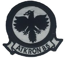 USN NAVY ATKRON 85 BLACK FALCONS ATTACK SQUADRON PATCH VETERAN PILOT FIXED WING picture