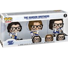 FUNKO POP MOVIES SLAP SHOT THE HANSON BROTHERS 3 PACK CASE FRESH picture