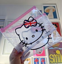 Super Cute Hello Kitty Pencil, File Holder, Documents, Makeup, Storage w/Zipper picture