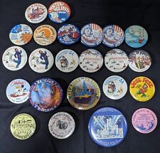 ST. PAUL WINTER CARNIVAL Pinback Buttons LARGE Lot of 20 St. Paul Minnesota +3 picture