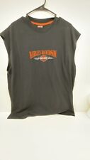 Harley Davidson Men’s Tank Top XL Blk Indy Embroidered West Plainsfield Indiana picture