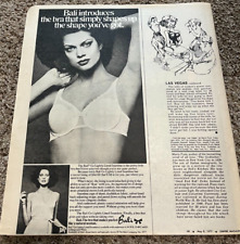 1977 Bali - Go Lightly Lined Seamless Bra Newspaper Print Ad picture