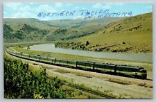 Northern Pacific  Railroad in Montana  Postcard picture