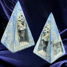 Exquisite Ancient Egyptian Pyramid Statue with Rare Pharaonic Hieroglyphs picture