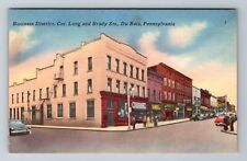 Du Bois PA- Pennsylvania, Business District, Antique, Vintage Souvenir Postcard picture