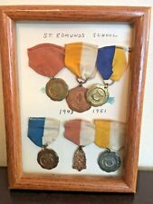 VINTAGE 1948 - 1951 ST EDMONDS SCHOOL BAND MUSIC MEDALS LOT CATHOLIC ELEMENTARY  picture
