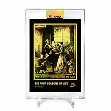 THE FOUR SEASONS OF LIFE Middle Age Holo Gold Card 2023 GleeBeeCo #THMD-G 1/1 picture