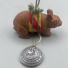 VTG UDC Native Storyteller Rabbit Brown Hanging Ornament Ceramic Squirrel Snake picture