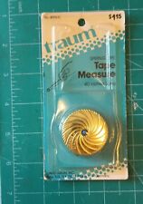 TRAUM Seamstress Sewing Tape Measure  spiral etched  W. Germany 40” vintage 8013 picture