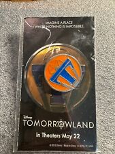 Disney TOMORROWLAND In Theaters May 22 Pin 2015 Movie Logo Promotion picture