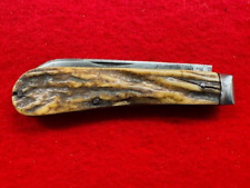 GOOD, RARE SAVORY & MOORE 19TH CENTURY STAG LAMB FOOT POCKET KNIFE (743) picture