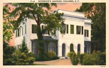 Postcard SC Columbia South Carolina Governors Mansion Linen Vintage PC G5522 picture