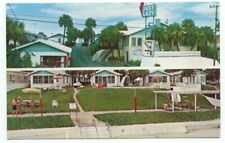 Daytona Beach FL Just Lazy Cottages Motel Vintage Florida Postcard picture