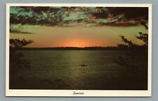 Black Lake, Michigan MI, Sunrise MFG Curteich Color  Vintage UnPosted Postcard picture