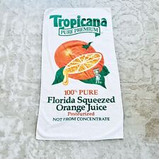 Vintage Tropicana Orange Juice Beach Towel 26” X 54” Florida Premium OJ picture