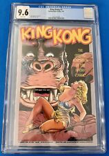 Fantagraphic Comic King Kong 1 1991 CGC 9.6NM DAVE STEVENS GGA Cover TOP POP 🔑 picture