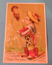 ANTIQUE VICTORIAN TRADE CARD ADVERTISING COLORFUL LADIES SHOES WISCONSIN picture