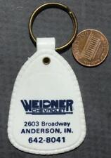 1980-90s Era Anderson Indiana Weidner Chevrolet Motor Car dealership keychain--- picture