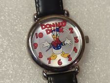  Disney/Seiko Donald Duck SPINNING Bow Tie Watch Retired NEW BATTERY VINTAGE picture