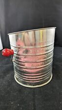 Vintage Bromwells 3 Cup Metal Measuring Sifter picture
