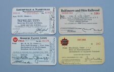 Railroad Railway 50's Pass Lot - Missouri Pacific B&O L&N Canadian National picture