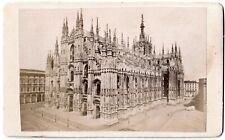 Cdv.Italia.Italy.Milan.Milano.Cathedral of the Nativity.Albuminated Photo. picture