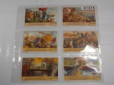Liebig Trade Cards History of the USA Gescheidenis der USA Complete Set 6 picture