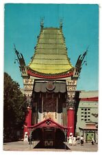 Vintage Unused Postcard Graumans Chinese Theatre Hollywood California CA picture