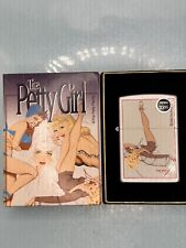 Vintage 2002 Lazy Lady Petty PinUp Chrome Zippo Lighter NEW picture