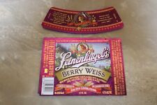50 Leinenkugel's Berry Weiss Beer Labels Unused Chippewa Falls, WI w/Necks #1 picture