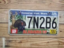 Alabama Wildlife Federation  Expired 2013 license plate 7N2B6 picture