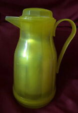 VINTAGE Yellow Thermos Insulated Carafe Pitcher picture