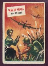 1954 Topps Scoops #23 War In Korea 6/25/1950 Set Break VG picture