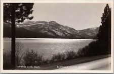 1950s DONNER LAKE, California RPPC Postcard Lake View / Eastman Photo B-7632 picture