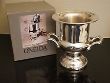 ONEIDA SILVERPLATE CHAMPAGNE ICE BUCKET ~ WINE COOLER ~ TROPHY STYLE picture