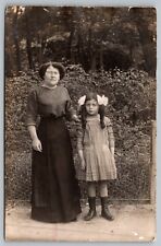 Postcard: Portrait of a Woman and a Little Girl, RPPC, ca. 1901-1930s, Unposted picture