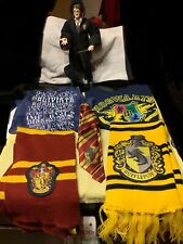 Vintage HARRY POTTER COLLECTIBLES LOT - Scarf, T-shirts, Tie, Doll picture